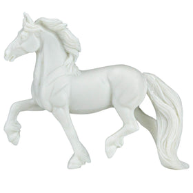 Breyer Stablemates Friesian paint colors highlight deep shading and mane detail