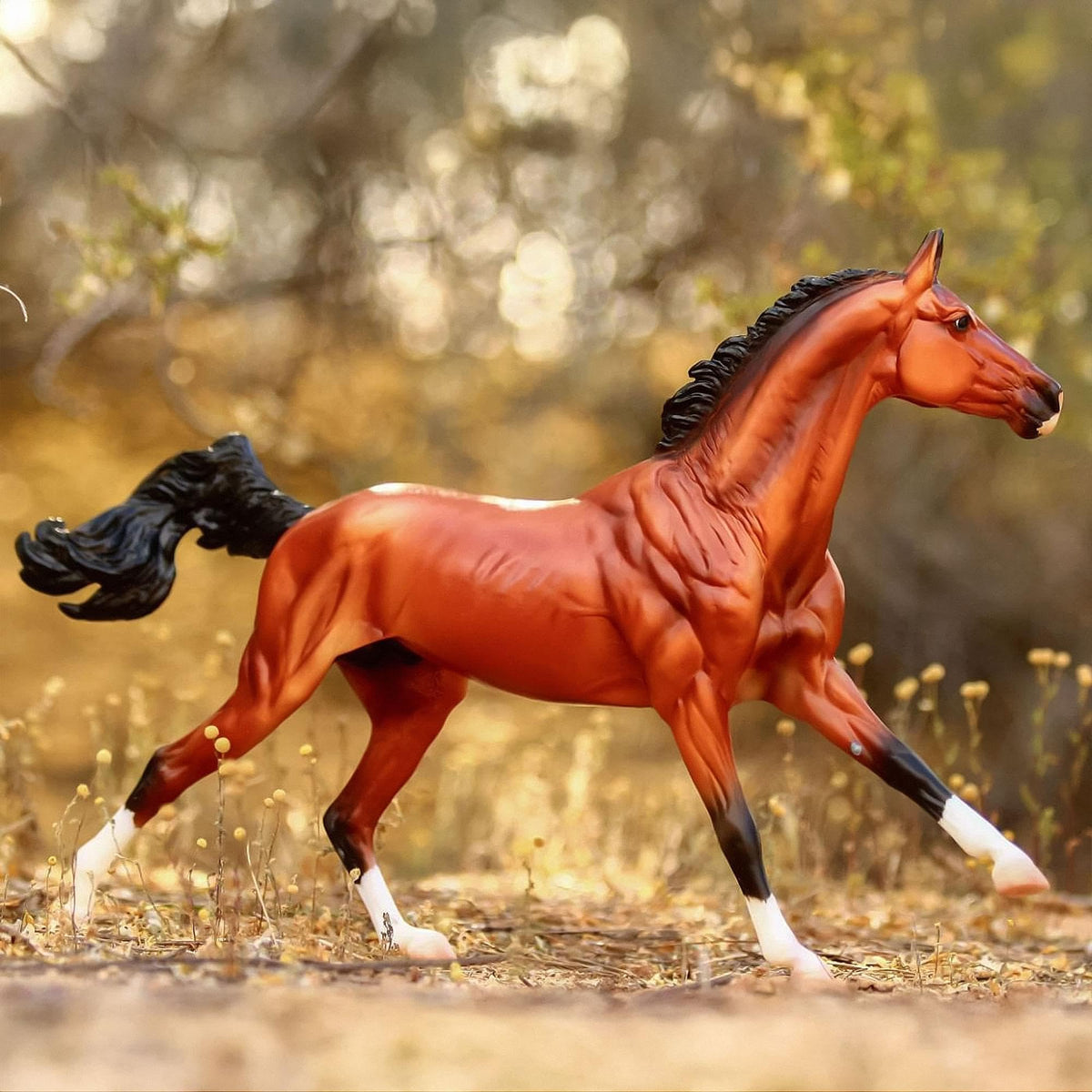 Breyer Traditional Series 1:9 scale figure on a shelf sparks imagination.