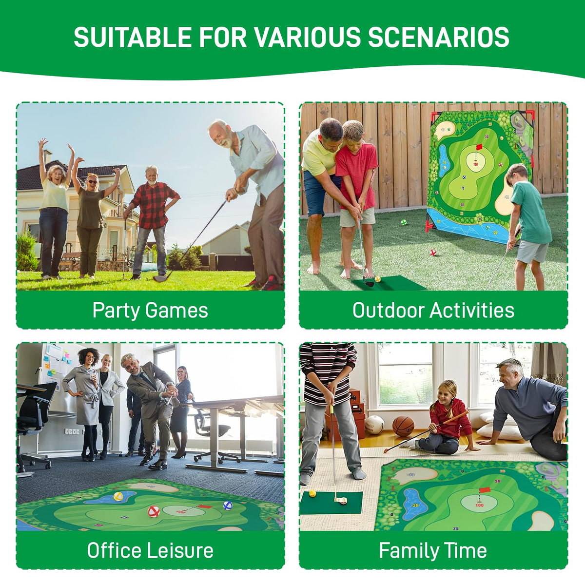 Brezzolife ground stakes secure the mat for stable outdoor use