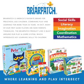 Briarpatch Busytown jumbo board enables floor play in large spaces.