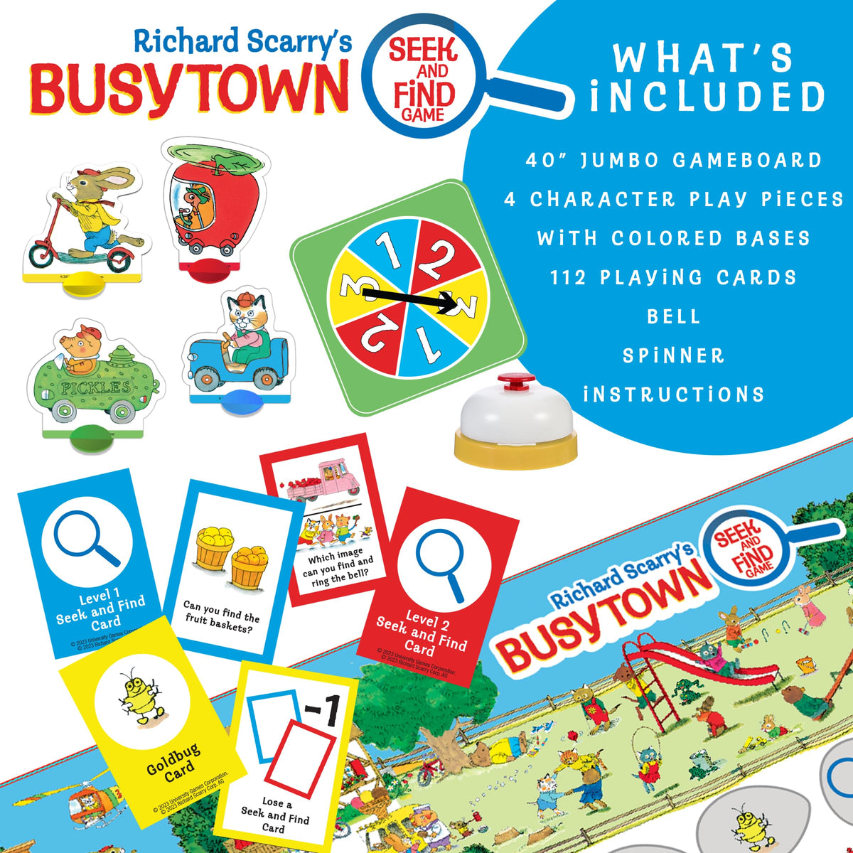 Briarpatch Busytown supports 2 to 4 players for family play.