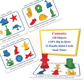 Briarpatch I Spy Dig In clues encourage observation and strategic searching in short rounds.
