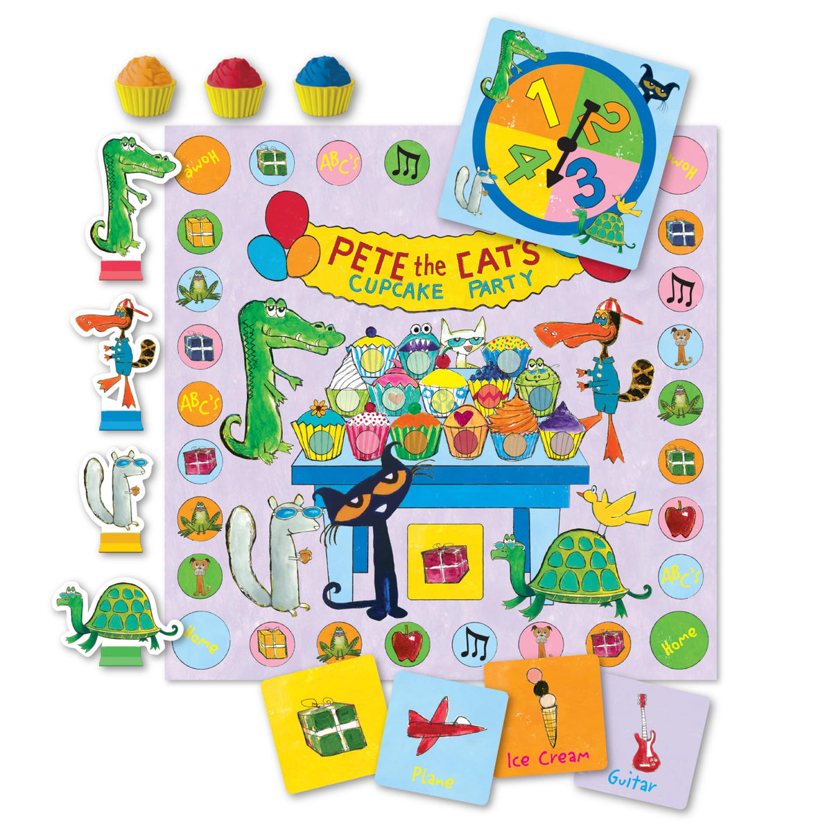 Cupcake tokens inspire counting and memory in Pete the Cat fans.