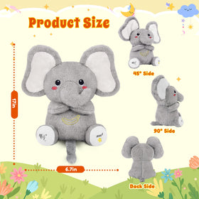 BRICHOEE multi-sensory elephant blends sight, touch, and sound for focus.