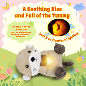 BRICHOEE otter with calming music buttons offers customizable sessions.