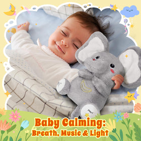 BRICHOEE soft plush elephant offers ultra-smooth touch for cozy cuddles.