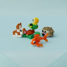 Brick Loot Animal Bunny mini-build image for fine motor practice and fun.