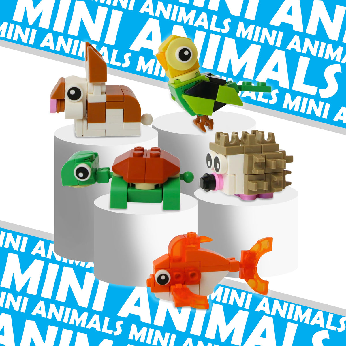 Brick Loot ten-pack mini-builds image illustrating gift-ready STEM learning.