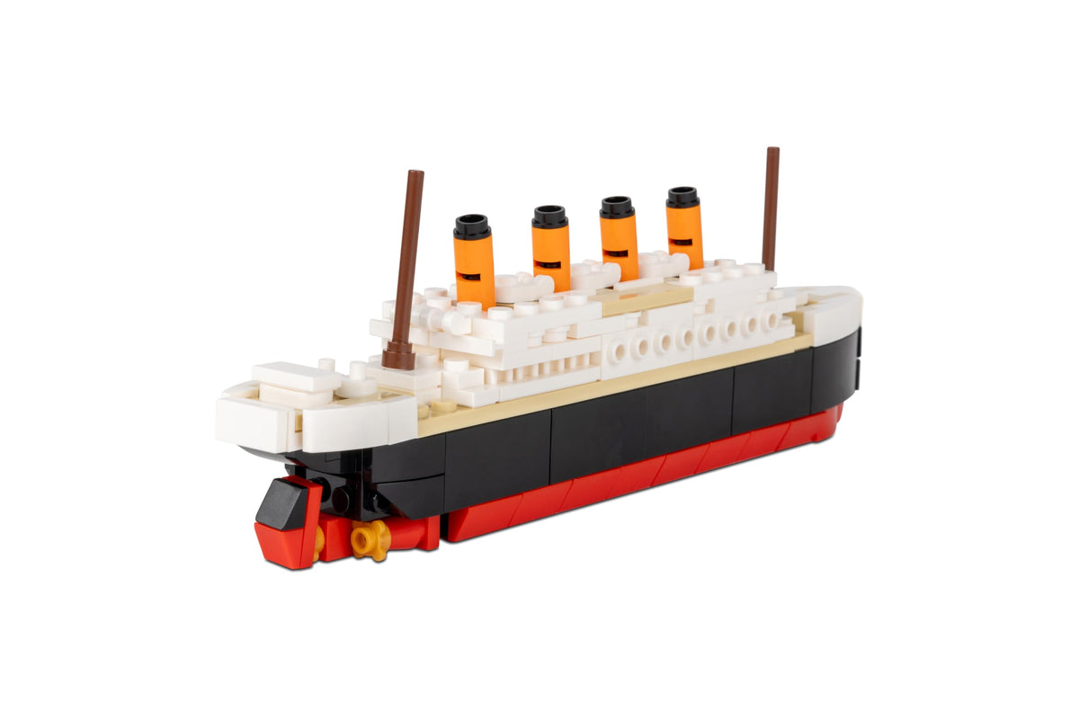 Brick Loot Titanic ABS plastic quality ensures durable, snug-fit bricks for lasting builds.