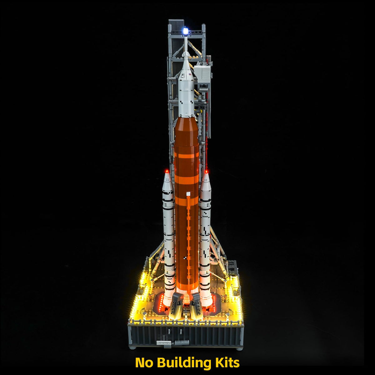 Easy installation guide for BrickBling light kit on LEGO Artemis SLS