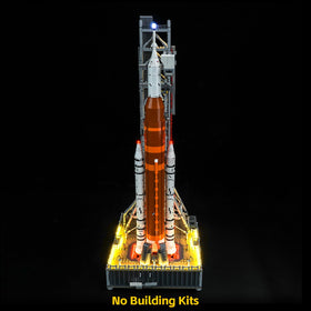 Easy installation guide for BrickBling light kit on LEGO Artemis SLS
