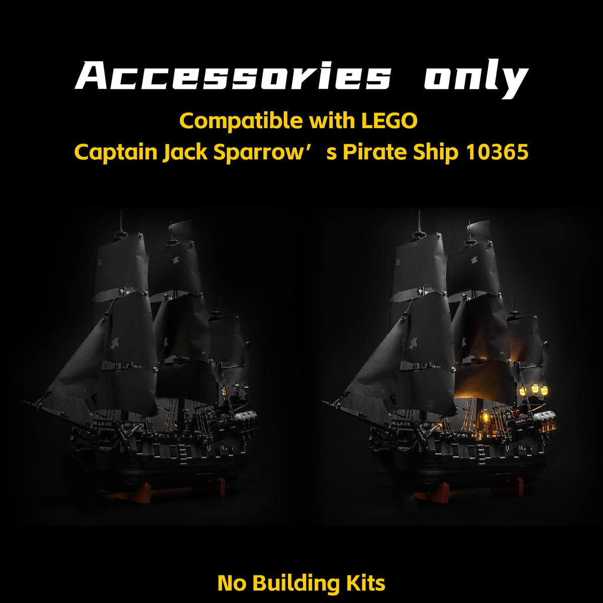 BrickBling USB-powered lights offer flexible powering options for your display.
