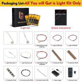 BrickBling LED lights use ABS materials for durability and safe brick integration