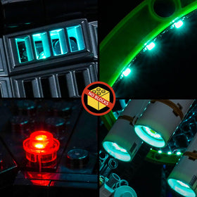 BrickBling lights enhance displays by revealing hidden details and creating subtle ambience