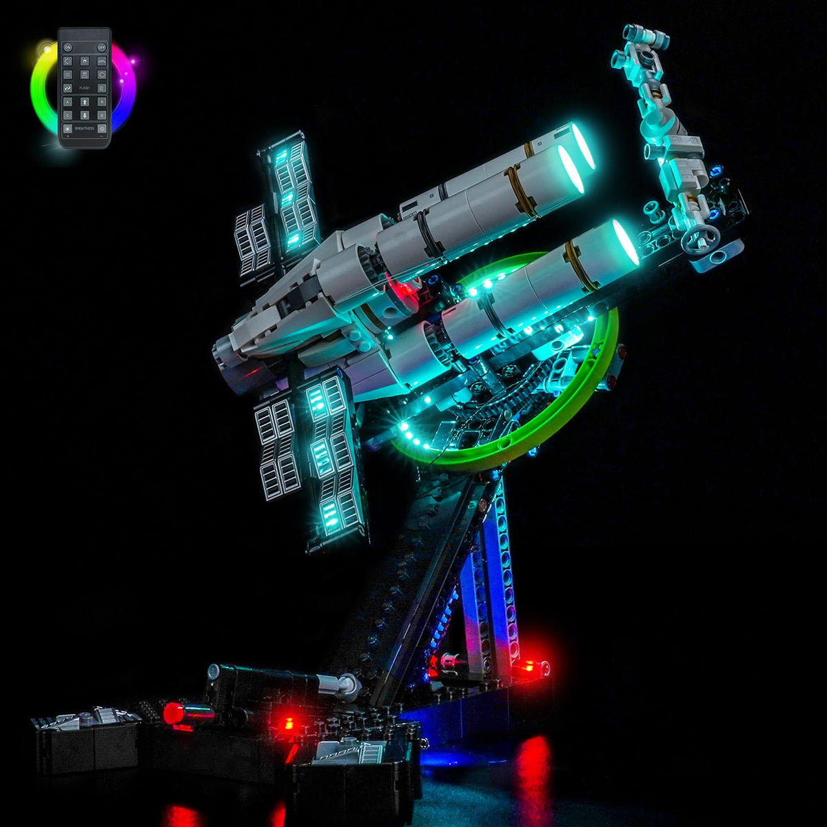 BrickBling LED lights for Lego Project Hail Mary illuminate your display while staying model-friendly