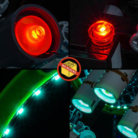 BrickBling lit display reveals hidden details on Lego 11389