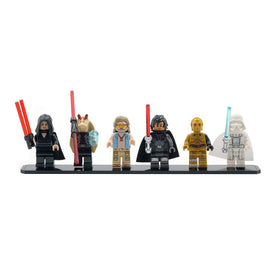 Brickcessories Dark Falcon stand tool-free assembly requires no tools.