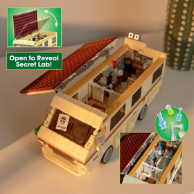 Brickcraft Breaking Bad RV gift-ready packaging makes a memorable present.