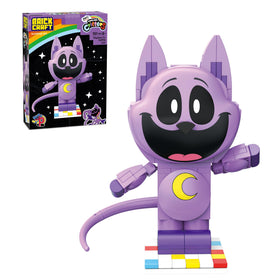BrickCraft CatNap figure close-up of lavender body for stylish display.