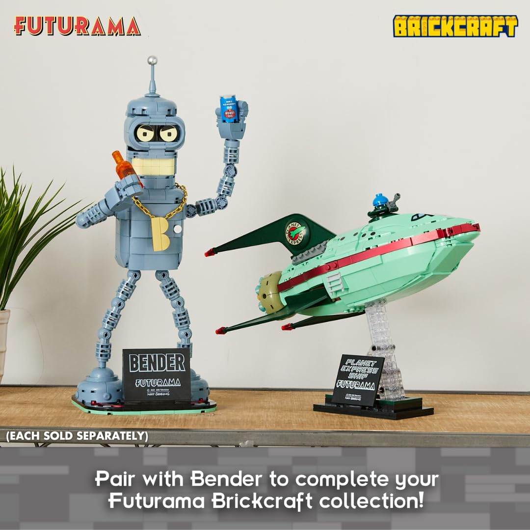 Brickcraft Futurama Planet Express Ship hands-on display for interactive fun