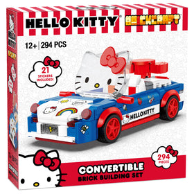Brickcraft Hello Kitty Convertible side view demonstrates sleek styling.