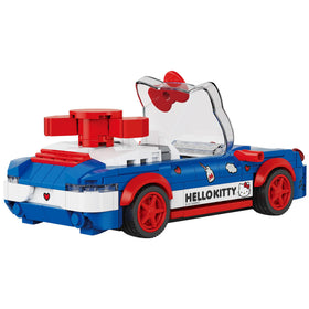 Brickcraft Hello Kitty display-friendly diorama-ready car for desks.