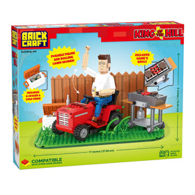 BrickCraft wooden fence backdrop adds realistic backyard depth.