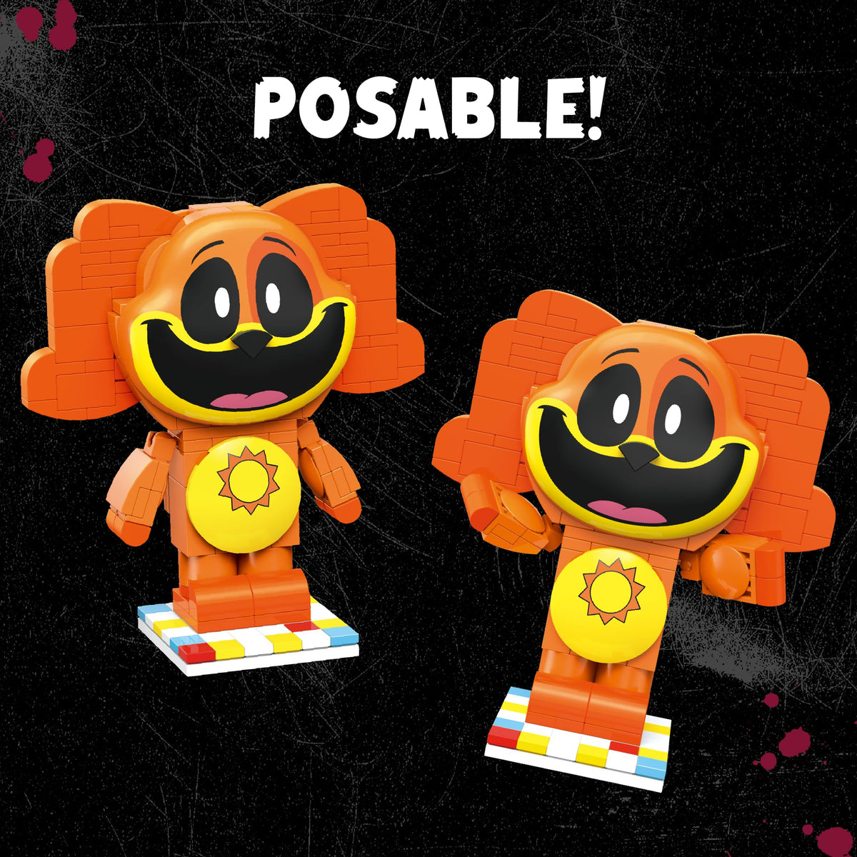 Expressive eyes and yellow snout markings provide a charming collectible figure.
