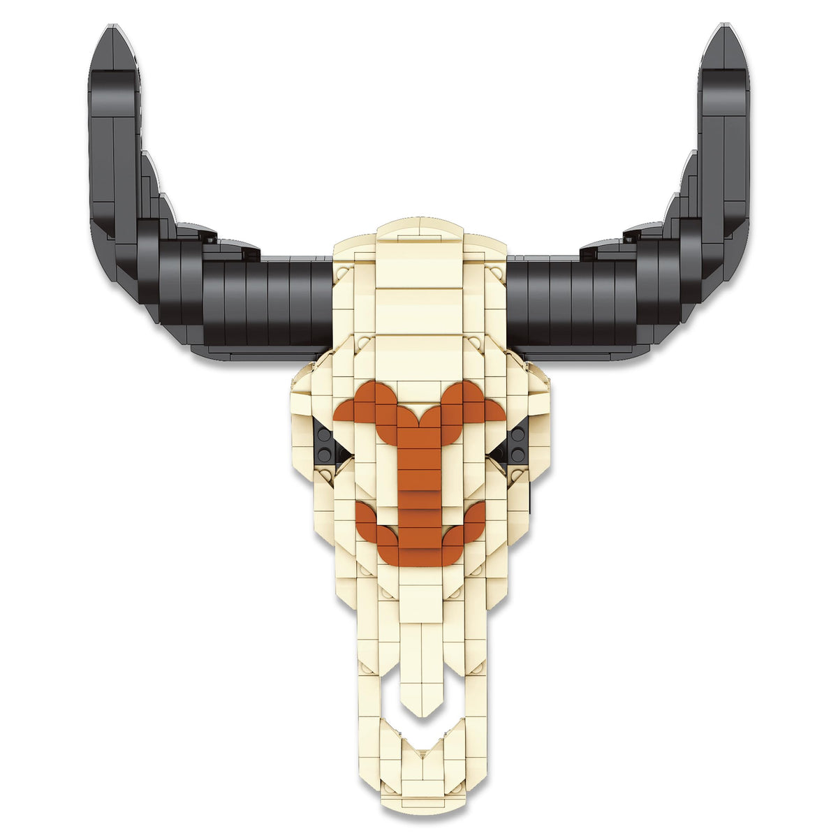 Brickcraft Yellowstone skull wall mount showcases dramatic wall art.