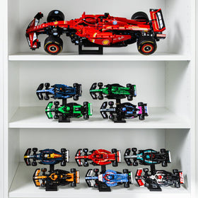 Brickify Speed Champions F1 stand ready out of the box, quick setup and display-ready.