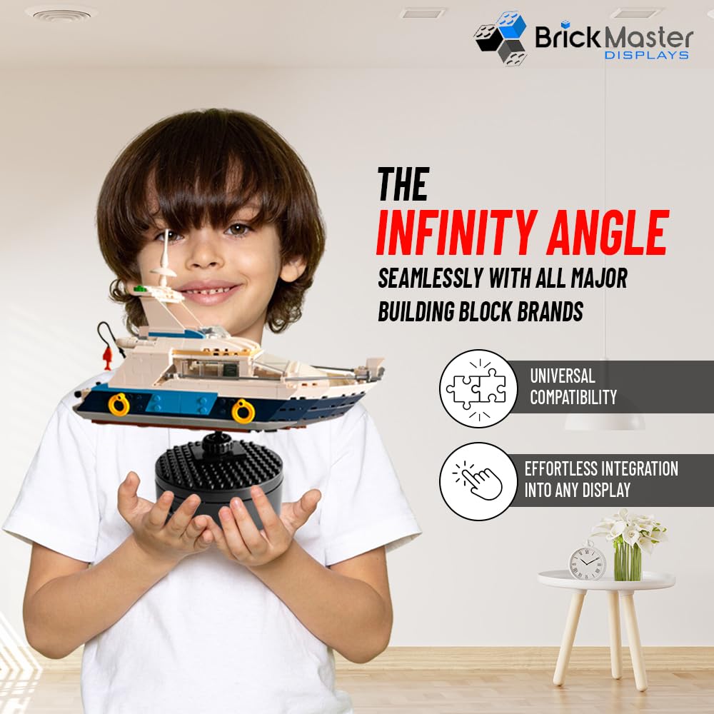 Brickmaster Infinity universally compatible with LEGO and major brick brands.