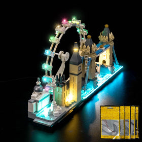 Brickshining gift-ready lighting kit for LEGO enthusiasts.