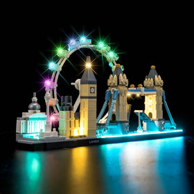Brickshining battery-powered lights provide portable, cord-free display options.
