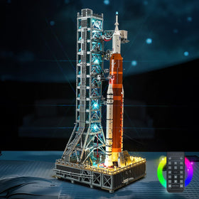 Brickshining NASA 10341 light kit package enhances display with vivid illumination.