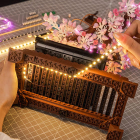 Brickshining power options with AAA or USB for flexible setup