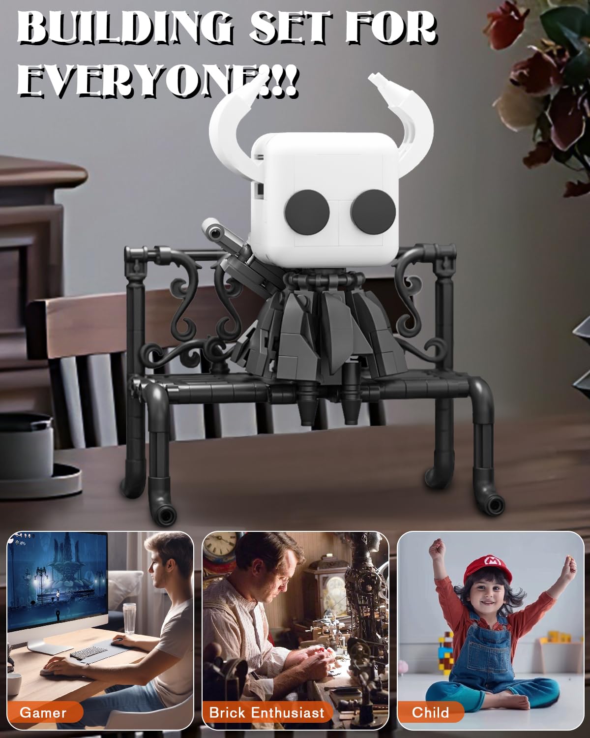 BrickTribe Knight display piece for versatile room decor