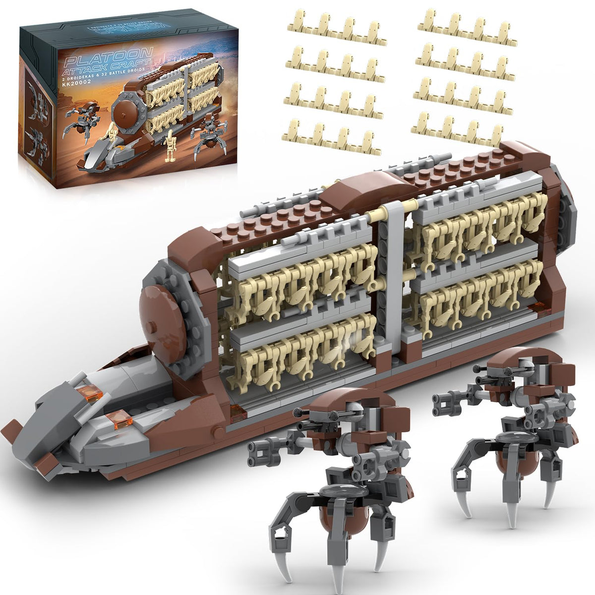 BrickTribe troop carrier-assembly shows detailed build for immersive play.