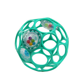 Bright Starts Beginner-friendly design supports little hands in grasping and self-soothing.