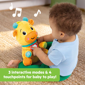 Bright Starts Giraffe in Music & Dance mode with jingles and light show