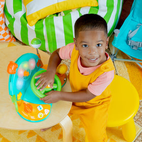 Bright Starts gear shifter demonstrates numbers and shapes during pretend gear changes