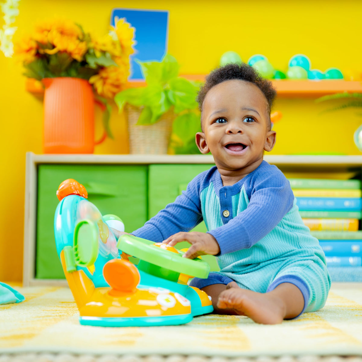 Bright Starts illuminated dashboard lights brighten play and visual exploration