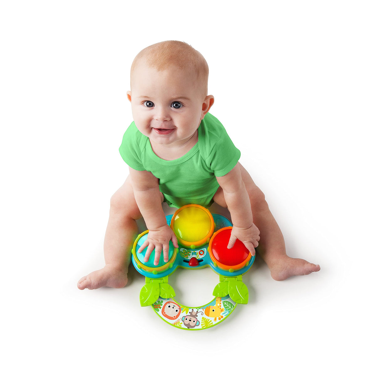 Bright Starts Musical MonKeys key toy provides 10+ car sounds and lights