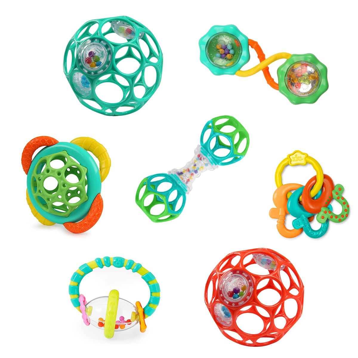 Bright Starts Soothers & Shakers gift set box ready for on-the-go play