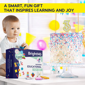 BrightMō 8-in-1 Bead Maze encourages fine motor movement and focus