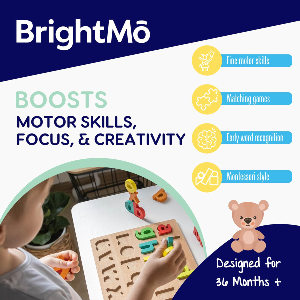 BrightMō 8-in-1 Number Board supports counting skills on the go