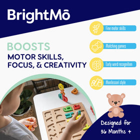 BrightMō 8-in-1 Number Board supports counting skills on the go