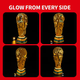 BRIKSMAX 2.0's soft glow enhances trophy display ambiance.
