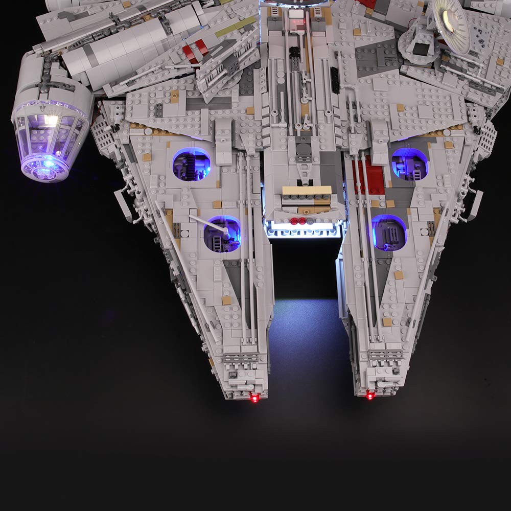 BRIKSMAX Millennium Falcon connecting cables keep wiring neat and flexible