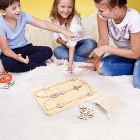 Brilucky rosary board includes 54 beads and 22 discs to support learning sequences.