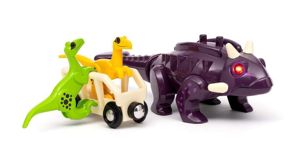 BRIO 36082 Ankylosaurus figure with vivid detailing boosts imaginative dinosaur adventures.